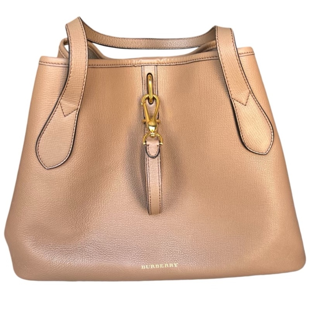 Burberry Tan Honeybrook Derby Medium Tote